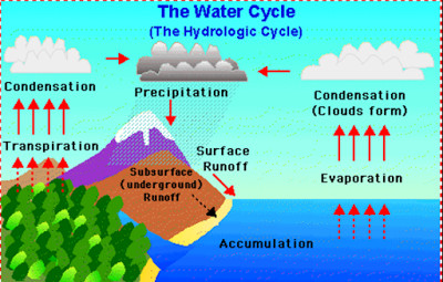 Water Cycle  Class 6 Water