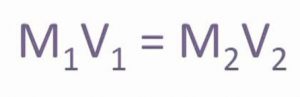 Molarity equation