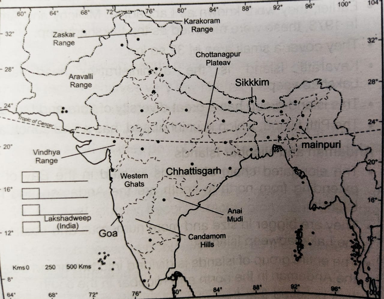 Physical Features Of India Class 9 Map Eroppa