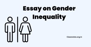 Essay on Gender Inequality - English, Essay