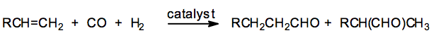 Hydroformylation of olefins