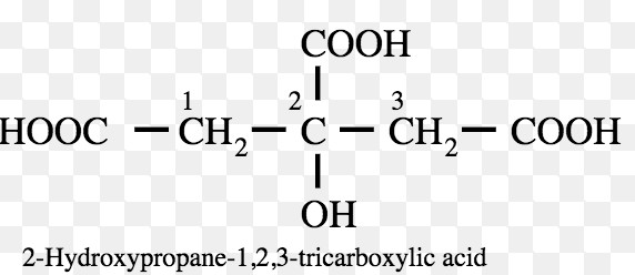 Hydroxy and acid group together