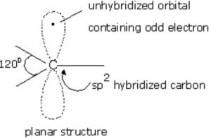 Orbital structure of free radicals
