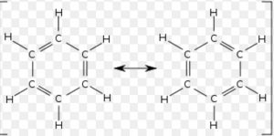 Resonating structure of benzene