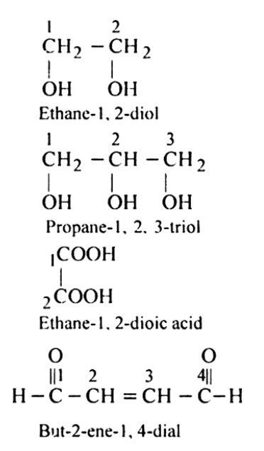 naming organic compounds with functional groups