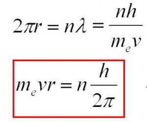 de Broglie wavelength of electron