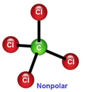 carbon tetrachloride molecule