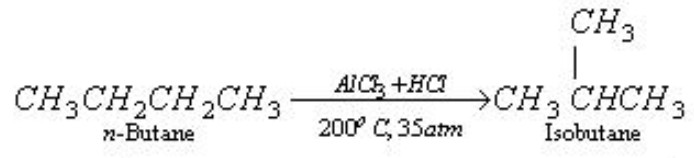 isomerization of alkanes