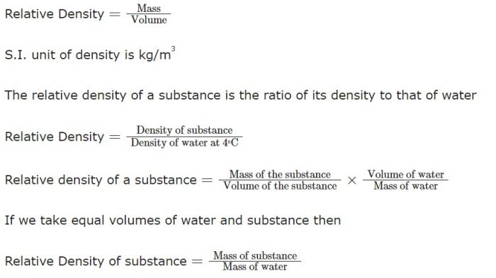 relative-density-class-9-gravitation